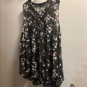 Torrid Black Relaxed Asymmetrical Blouse